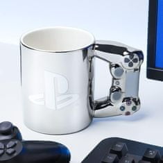 Paladone Hrnek 3D Playstation PS4 stříbrný