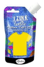 Aladine Textilní barva IZINK Textile - žlutá, 80 ml