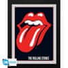 GB eye Rolling Stones Zarámovaný plakát -Rty
