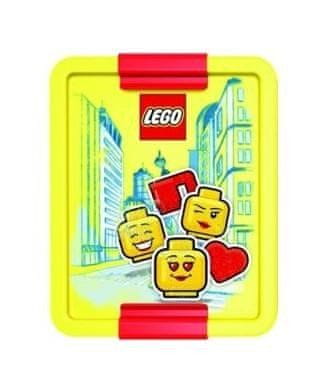 LEGO Box na svačinu ICONIC Girl - žlutá/červená