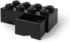 LEGO Úložný box s šuplíky 8 - černý