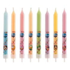 Dekora Dortové svíčky barevné Mickey a přátelé 9cm -
