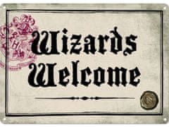 Cedule na zeď Wizards Welcome, Harry Potter