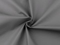 Kraftika 1m (365 g/m) šedá koženka strukturovaná s filcovým