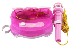 Teddies Karaoke mikrofon růžový