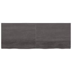 Greatstore Koupelnová deska tmavě šedá 160 x 60 x 4 cm ošetřený masiv