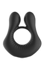 Dreamtoys RAMROD Strong Vibe Cockring (Black), vibrační kroužek na penis