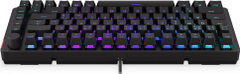 4DAVE Endorfy herní klávesnice Thock 75% Red / RGB / red sw. / drátová / CZ / SK layout / zkrácená /černá
