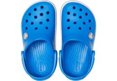 Crocs Crocband Clogs pro děti, 19-20 EU, C4, Pantofle, Dřeváky, Bright Cobalt/Charcoal, Modrá, 204537-4JN