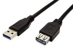 Goobay Kabel USB 3.0 A-A 3m A(M)-A(F) prodlužovací, černý
