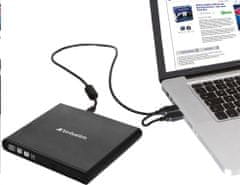 Verbatim DVD/CD Externí mechanika, USB 2.0, černá, 98938