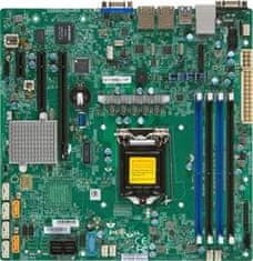 SuperMicro MB 1xLGA1151, iC232,DDR4,6xSATA3,PCIe 3.0 (1 x8 (in x16), 1 x4 (in x8), 1 x1 (in x2)), 2xNVMe, No IPMI