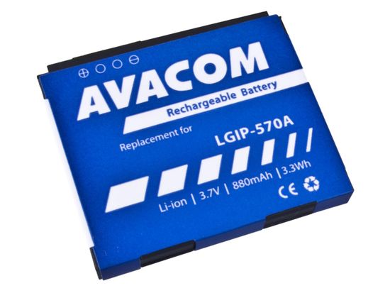Avacom Baterie GSLG-KP500-S880A do mobilu LG KP500 Li-Ion 3,7V 880mAh (náhrada LGIP-570A)