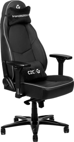 CZC.Gaming Swordsman, herní židle, černá