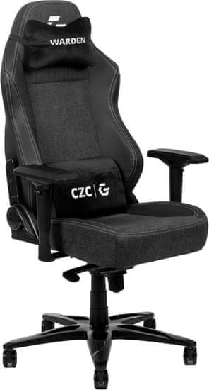 CZC.Gaming Warden, herní židle, černá