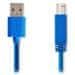 kabel USB 3.2/ zástrčka USB-A - zástrčka USB-B/ k tiskárně apod./ modrý/ 3m