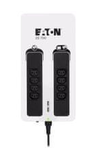 Eaton UPS 3S 700 IEC, Off-line, Tower, 700VA/420W, výstup 8x IEC C13, USB, RJ11, 2x USB nabíjení (2A max), bez vent.