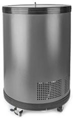 Nedis chladicí box-lednička/ objem 30 litrů/ skleněný kryt/ kompresorové chlazení/ nastavitelná teplota 0-16 °C/ šedý