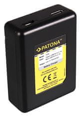 PATONA sada pro digitální kameru Dual GoPro Hero 5/6/7 nabíječka + 2x baterie 1250mAh USB