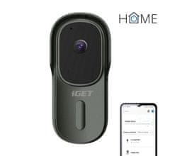 iGET HOME Doorbell DS1 Anthracite - Inteligentní bateriový videozvonek