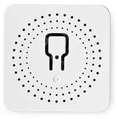 Nedis Wi-Fi chytrý spínač pro světla/ spotřeba 3680 W/ připojení terminálu/ Android/ iOS/ SmartLife/ bílý