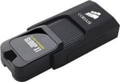 Corsair flash disk 64GB Voyager Slider X1 USB 3.0 (čtení: 130MB/s) černý