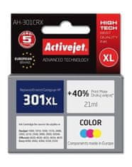 ActiveJet inkoust HP CH564EE Premium 301XL Color, 21 ml AH-301CRX