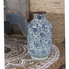 Clayre & Eef Keramická váza BLUE VANITY 6CE1379