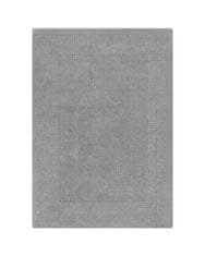 Flair Kusový ručně tkaný koberec Tuscany Textured Wool Border Grey Marl 120x170