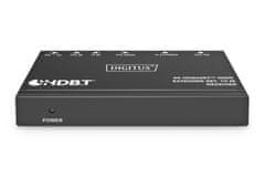 Digitus DS-55520 Sada extenderu 4K HDBaseT, 70 m PoC, RS232, IR, černá