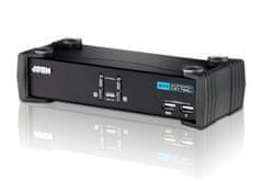 Aten 2-portový přepínač KVM DVI / Audio USB CS-1762A USB HUB