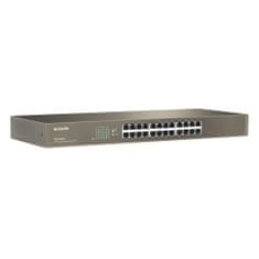 Tenda TEG1024G - 24-port Gigabit Ethernet Switch, 10/100/1000 Mbps, Fanless, Rackmount, Kov