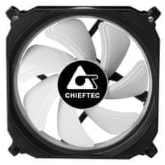 Chieftec ventilátor Tornado / 120mm fan / RGB LED / ultratichý 16 dBa