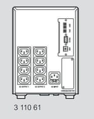 LEGRAND UPS Keor SPE Tower 1000VA/800W, Line-interactive, výstup 8x IEC C13, sinus, USB, RS-232, slot pro LAN, displej