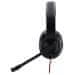 Hama headset PC stereo HS-USB400/ drátová sluchátka + mikrofon/ USB/ citlivost 100 dB/mW/ černý