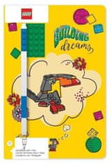 LEGO Stationery Zápisník A5 s modrým perem - Building Dreams