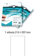 Smart LINE Samolepicí etikety 100 listů ( 1 etiketa 210 × 297 mm)