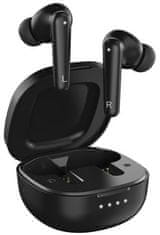 Genius HS-M910BT, Headset, bezdrátový, do uší, mikrofon, Bluetooth, výdrž 4 hodiny, USB-C, černý