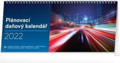 Kalendář 2022 stolní: Plánovací daňový, 33 × 14,5 cm