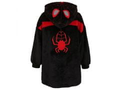 sarcia.eu Spider-Man Černá dětská mikina/župan/deka s kapucí, snuddie 104-116 cm