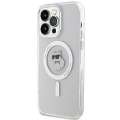 Karl Lagerfeld hard silikonové pouzdro iPhone 15 PRO MAX 6.7" transparent IML Choupette MagSafe