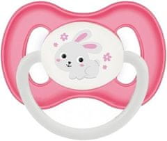 Canpol babies Dudlík kaučukový třešinka 6-18m Bunny & Company růžová