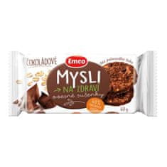 EMCO Ovesné sušenky MYSLI 60 g čokoládové