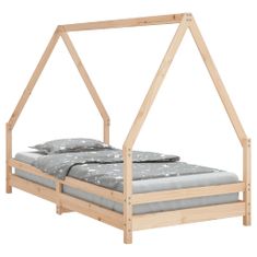 Vidaxl Dětská postel 90 x 190 cm masivní borové dřevo