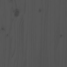 Vidaxl Kryt na stojan slunečníku šedý masivní borové dřevo