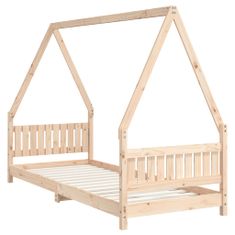 Greatstore Dětská postel 80 x 200 cm masivní borové dřevo