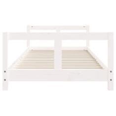 Vidaxl Dětská postel bílá 80 x 200 cm masivní borové dřevo