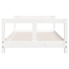 Greatstore Dětská postel bílá 80 x 160 cm masivní borové dřevo