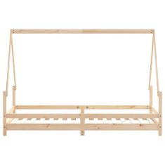Vidaxl Dětská postel 80 x 200 cm masivní borové dřevo