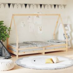 Petromila Dětská postel 80 x 200 cm masivní borové dřevo 
